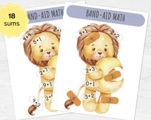 Engaging Math ADDITION Set: Montessori Math Worksheets - Print at Home