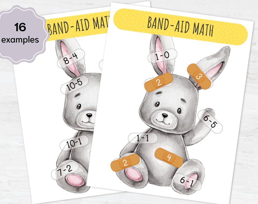 Engaging Math Subtraction Game for Kids | Homeschooling Worksheet ...
