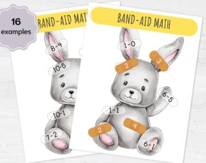Engaging Math Subtraction Game for Kids | Homeschooling Worksheet, Educational Activity