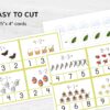 Spring Subtraction Clip Cards for Preschool Math | Montessori Math Practice Worksheets