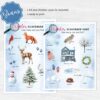 Winter Scavenger Hunt for Kids. Printable Winter Nature Activity.
