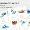 Alphabet Tracing Worksheet – Printable Summer-themed Letter Learning activity for PreK