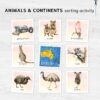 Animals & continents sorting activity. Learn about where different animals live.