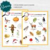 Autumn Nature Halloween Hunt for Kids | Fall Outdoor Activity Printable | Homeschool & Classroom Nature Exploration