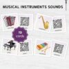 Explore Musical Sounds – QR Code Instrument Listening Activity | Montessori-Inspired Digital Learning Cards