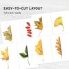 Autumn Leaf Symmetry Drawing Challenge for Kids. Fall leaves activity.