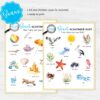 Beach Scavenger Hunt. Printable Summer Nature Activity. Outdoor Beach Adventure Game Download for Kids