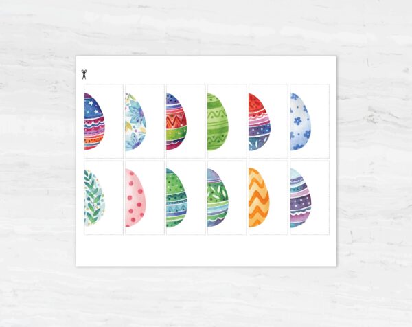 Easter Egg Matching Game for Toddlers, Montessori Materials - Fun and Learning Activity