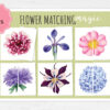 Flower Symmetry Matching Game: Montessori Toddler Puzzle (Digital Download)