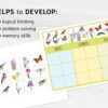 Spring Sorting Game: Montessori Math, Flowers, Birds, Insects (Printable)