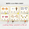Montessori Fall Addition Cards: Preschool Math Practice (Digital Download)