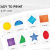 Montessori Shapes Flashcards: Early Learning Geometry Cards (PDF)