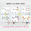 Winter Addition Clip Cards: Montessori Math Printable (Digital Download)