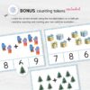 Winter Addition Clip Cards: Montessori Math Printable (Digital Download)