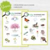 Nature Scavenger Hunt. Printable Spring Nature Activity. Outdoor Easter Adventure Game Download for Kids