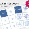 Snowflakes Sorting Activity – Printable Winter Sorting Cards | Montessori & Preschool