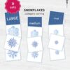 Snowflakes Sorting Activity – Printable Winter Sorting Cards | Montessori & Preschool