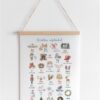 Winter Alphabet Poster – Watercolor Christmas Classroom Decor | Preschool Homeschool Wall Art