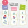 Easter Egg Size Sorting Activity, Large Medium Small Matching, Preschool Montessori Printable