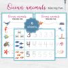 Ocean Number Tracing Worksheets 0-10 | PreK-K Counting + Line Tracing | Preschool Math Printable PDF